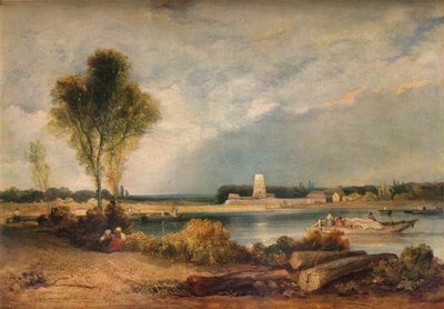 Paesaggio in Normandia, XIX secolo da Richard Parkes Bonington
