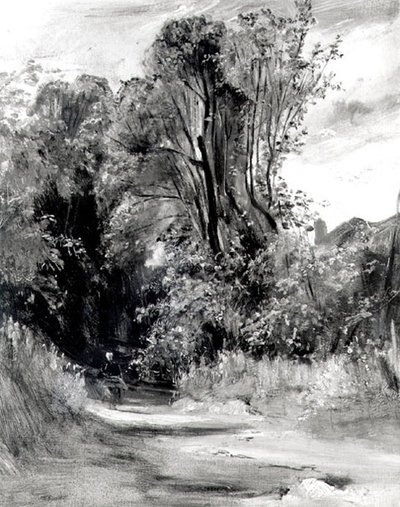 Sentiero attraverso un bosco da Richard Parkes Bonington