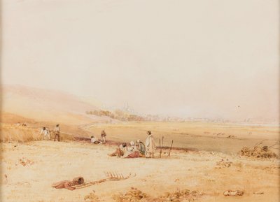 Le Treport visto dalla direzione di Eu da Richard Parkes Bonington