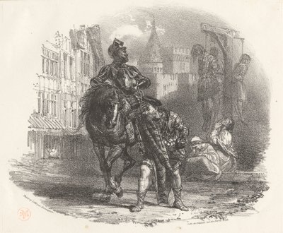 Les Pendus da Richard Parkes Bonington