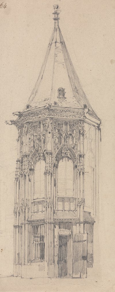 Palais de Justice, Rouen da Richard Parkes Bonington