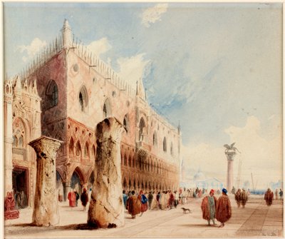 Scena a Venezia (Palazzo Ducale) da Richard Parkes Bonington
