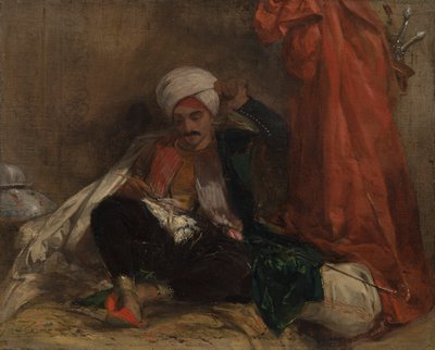 Turco seduto da Richard Parkes Bonington