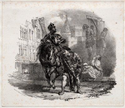 La Fuga dal Castello di Argyle da Richard Parkes Bonington