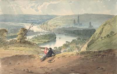 Veduta di Rouen dalla collina di Santa Caterina da Richard Parkes Bonington