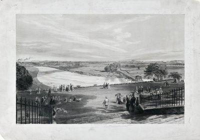 Avenham  Miller Park, 1870 circa (litografia colorata su carta) da Richard Parminter Cuff