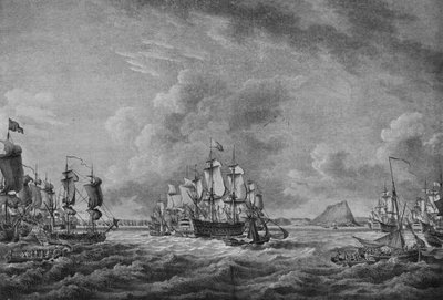 Howe a Gibilterra, c1785 da Richard Paton