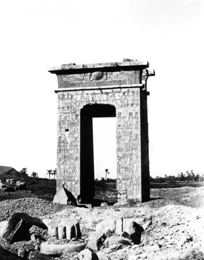 Arco del Tempio a Karnak, Egitto da Richard Phene Spiers