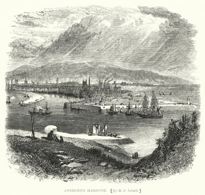 Porto di Aberdeen da Richard Principal (after) Leitch