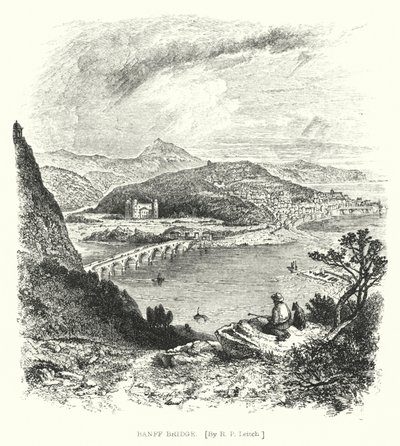 Ponte di Banff (incisione) da Richard Principal (after) Leitch