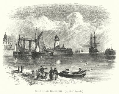 Porto di Holyhead da Richard Principal (after) Leitch