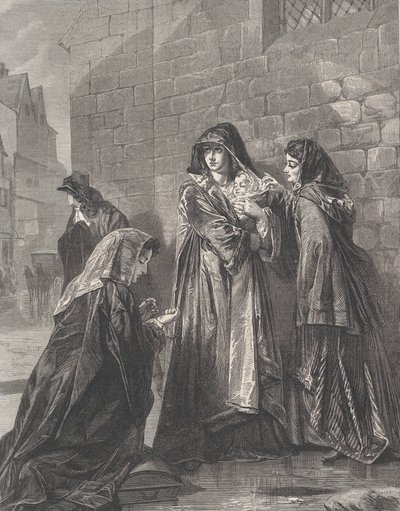 Fuga della regina di Giacomo II, da Illustrated London News, 3 agosto 1872 da Richard Principal Leitch