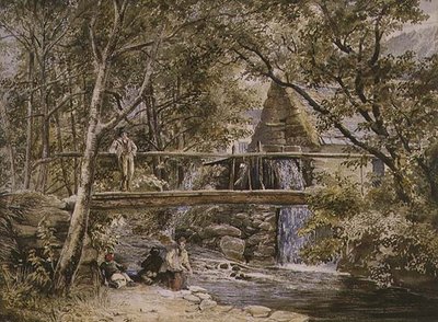 Un mulino a ruota da Richard Redgrave