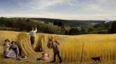 Le valli sono anche piene di grano, 1865 da Richard Redgrave