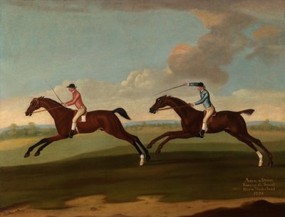 Aaron e Driver che corrono la seconda manche a Maidenhead, 1754 da Richard Roper