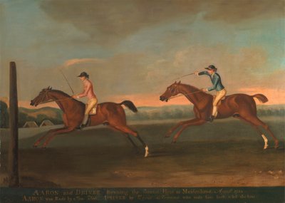 La gara tra Aaron e Driver a Maidenhead, agosto 1754: Aaron vince la seconda manche da Richard Roper