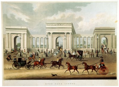 Hyde Park Corner, 1828 da Richard Rosenberg