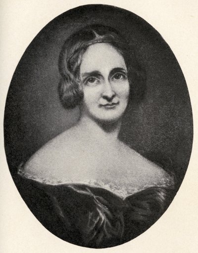 Mary Wollstonecraft Shelley (1797-1851) illustrazione da 