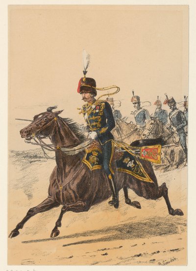 Militare britannico (Nove rappresentazioni di uniformi militari britanniche) da Richard Simkin
