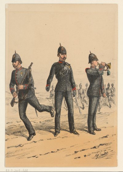 Tre militari britannici da Richard Simkin