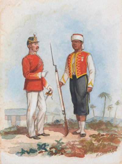 Fanteria, West India Regiment da Richard Simkin