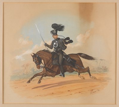 Tenente Colonnello Robert Newport Tinley dei Fucilieri Montati del Capo da Richard Simkin