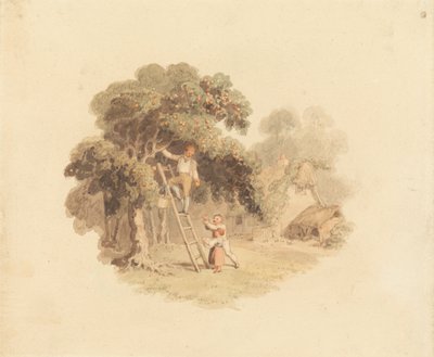 Un Melo Vicino a un Cottage da Richard Westall