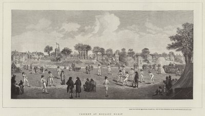 Cricket a Moulsey Hurst da Richard Westall