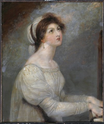 Lady Hamilton come Santa Cecilia da Richard Westall