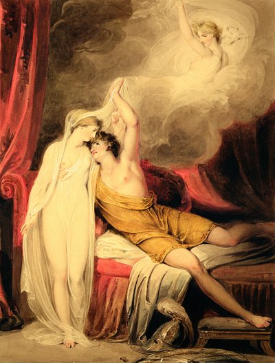 La riconciliazione di Paride ed Elena da Richard Westall