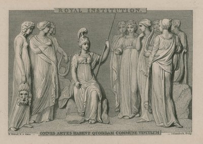 La Royal Institution, Londra da Richard Westall