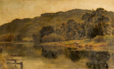 Paesaggio fluviale da Richard William Halfnight