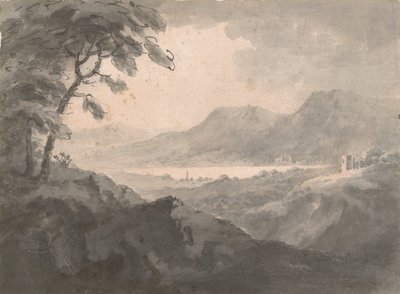 Lago tra le montagne da Richard Wilson (attributed to)