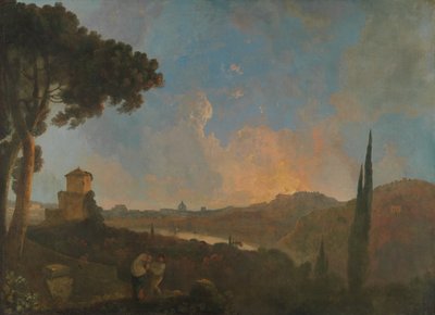 Una Vista del Tevere con Roma in Lontananza da Richard Wilson