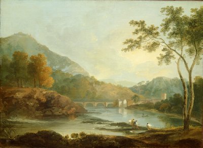 Castell Dinas Bran, Llangollen, c.1771 da Richard Wilson