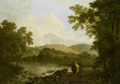 Cicerone e i suoi amici, Attico e Quinto, nella sua villa ad Arpino da Richard Wilson