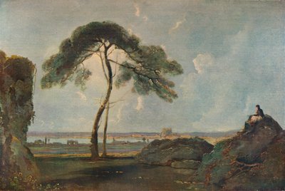 Paesaggio italiano con un pino, c1756 da Richard Wilson