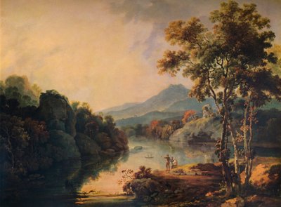 Lago di Llanberis e Castello di Dolbardarn da Richard Wilson