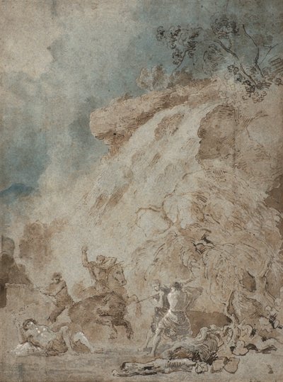 Meleagro e Atalanta, c.1770 da Richard Wilson