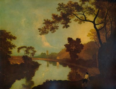Scena fluviale, con figura sulla riva, c1779, 1938 da Richard Wilson