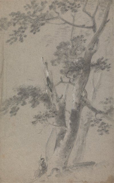Pastore seduto sotto un albero da Richard Wilson