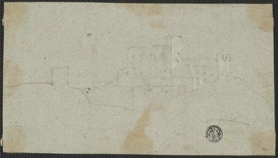 Schizzo di Fortezza sulla Collina da Richard Wilson
