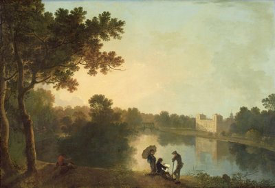Vista sud-est di Wilton dal fiume da Richard Wilson