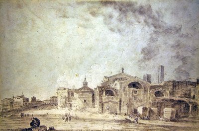Le Terme di Diocleziano, Roma da Richard Wilson