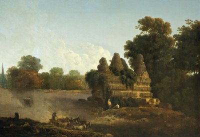 Tomba degli Orazi e Curiazi, vicino ad Albano, Italia da Richard Wilson