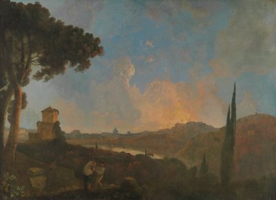 Una Vista del Tevere con Roma in Lontananza da Richard Wilson