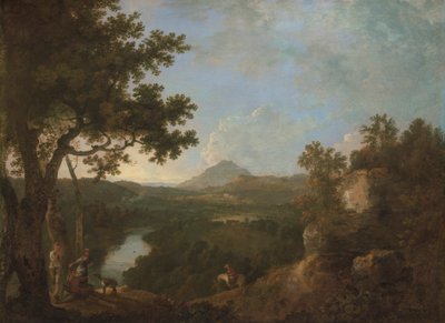 Vista vicino a Wynnstay, la residenza di Sir Watkin Williams-Wynn, quarto baronetto da Richard Wilson