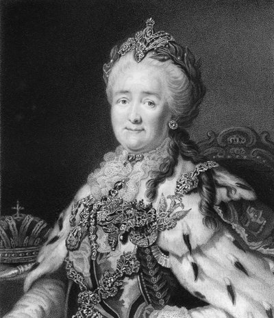Imperatrice Caterina la Grande di Russia, 1836 da Richard Woodman