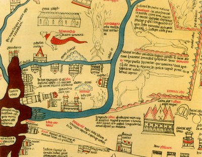 Mappa del Mondo di Hereford da Richard de Bello