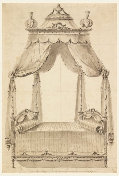 Progetto per un letto da Richard de Lalonde